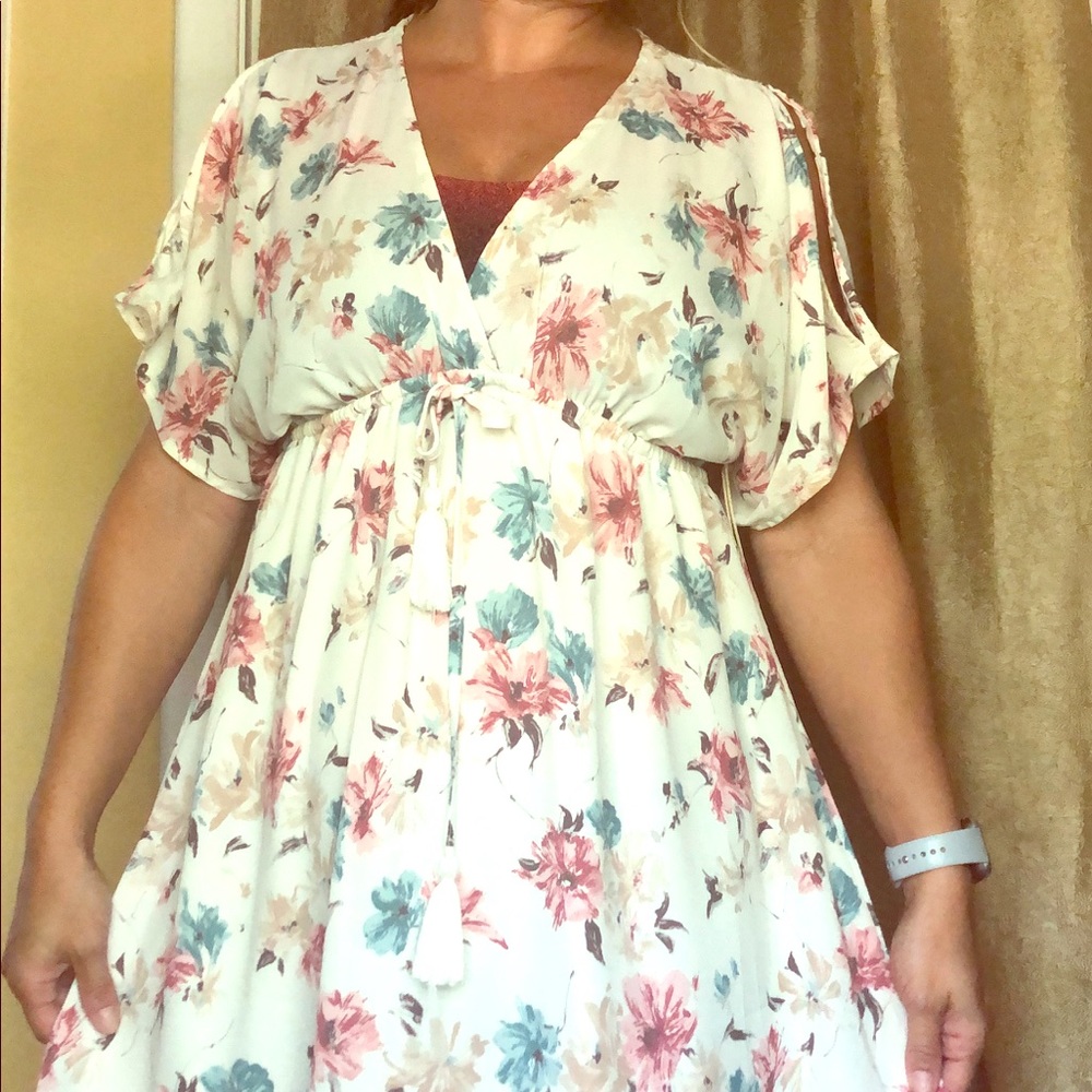 Blues & Greys babydoll dress